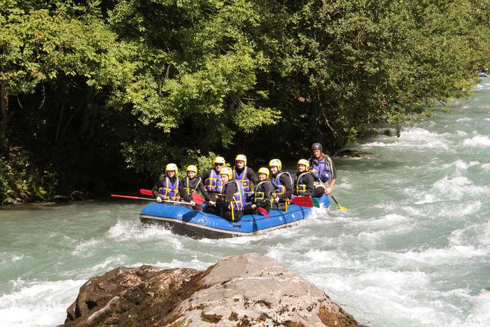 Baptême rafting