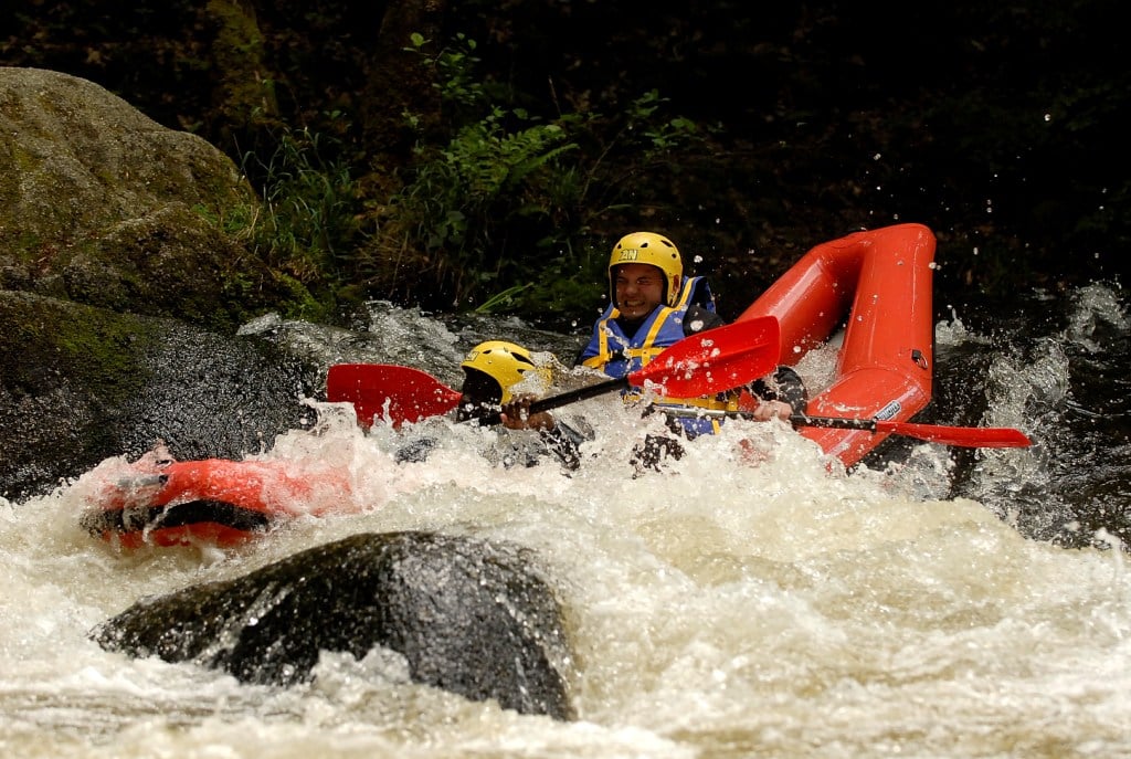 Baptême rafting