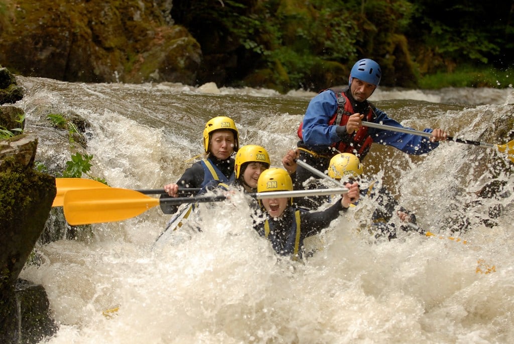 Rafting sur la Dranse entre Thonon et Morzine