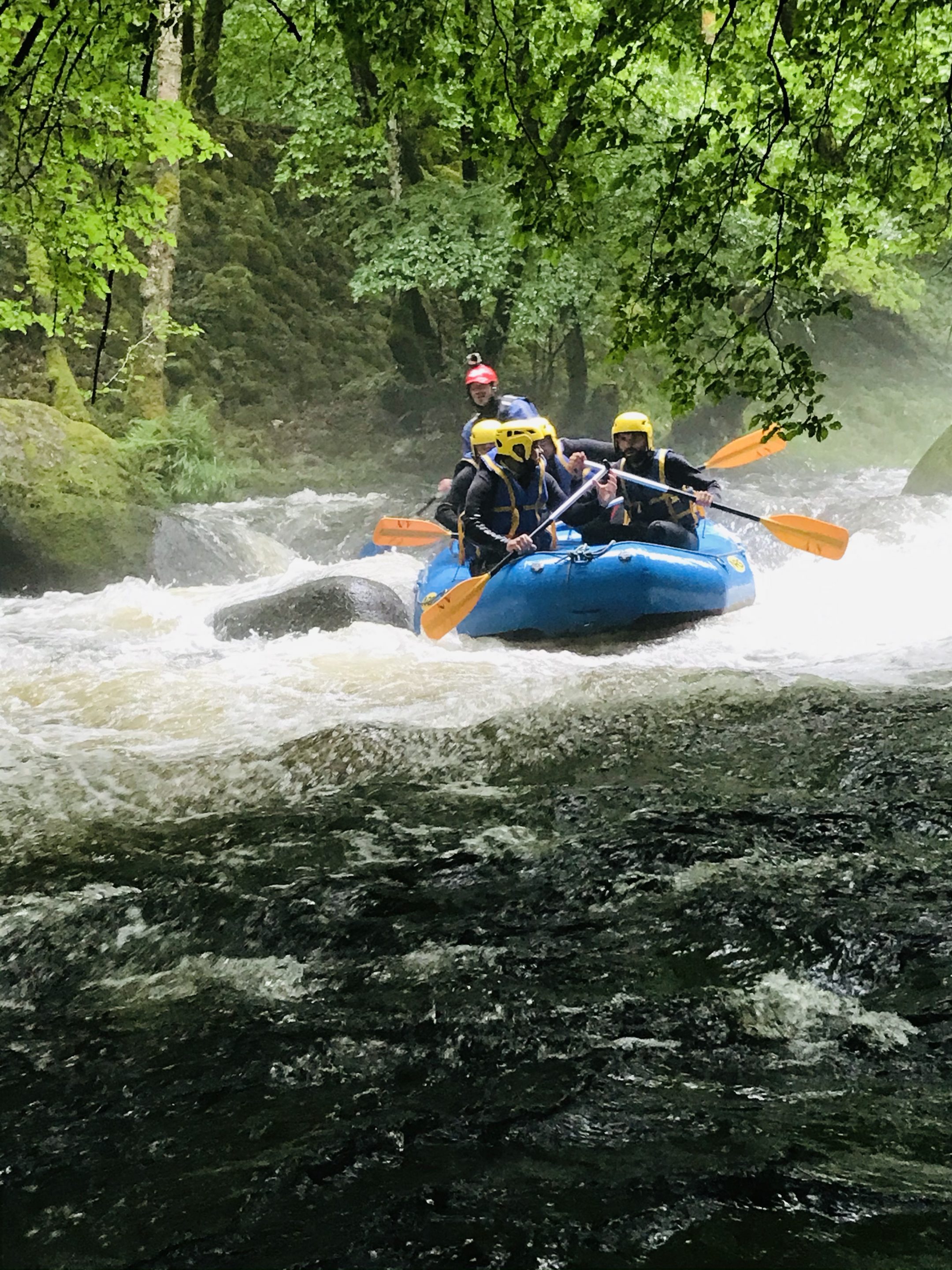 Baptême rafting