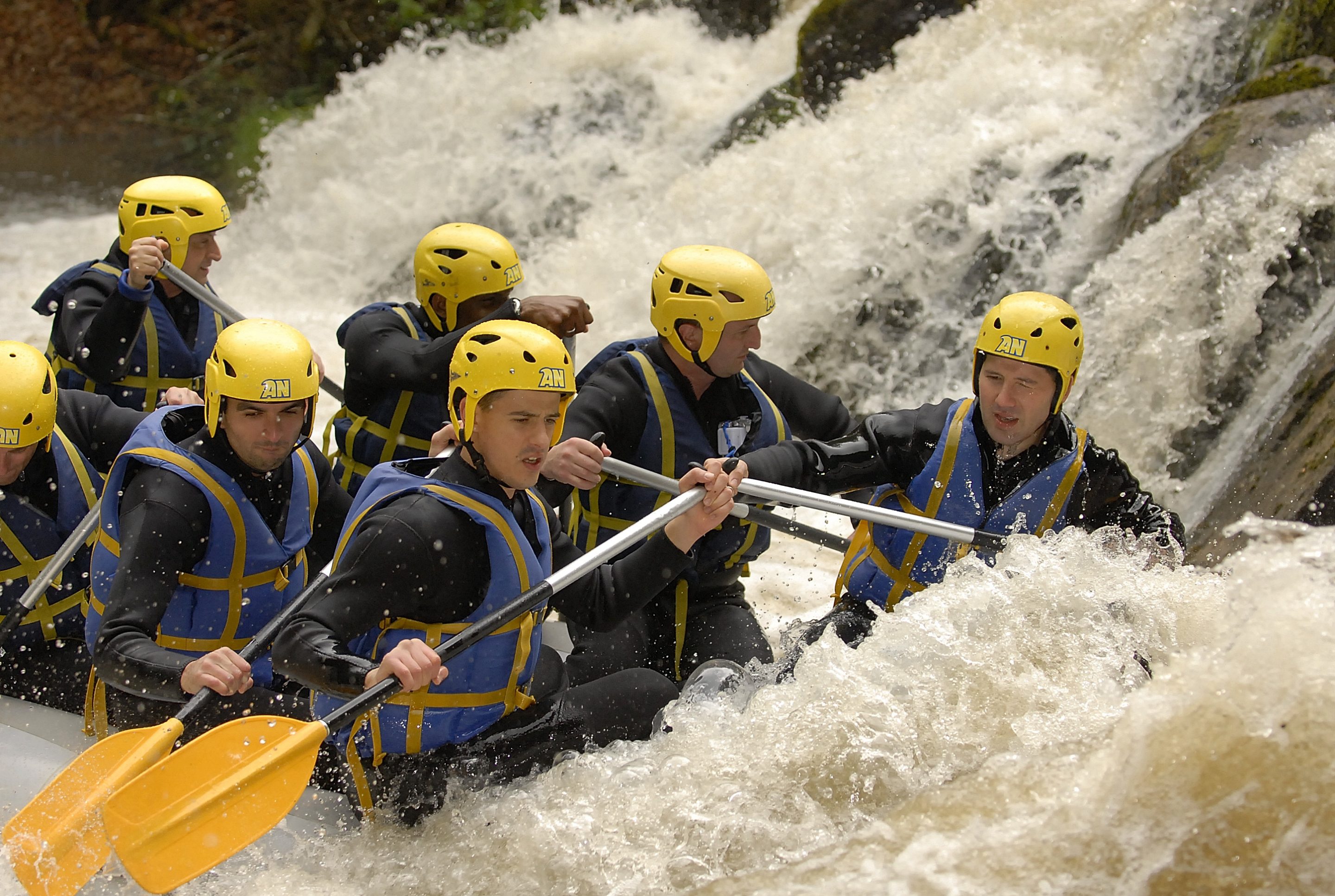 Baptême rafting