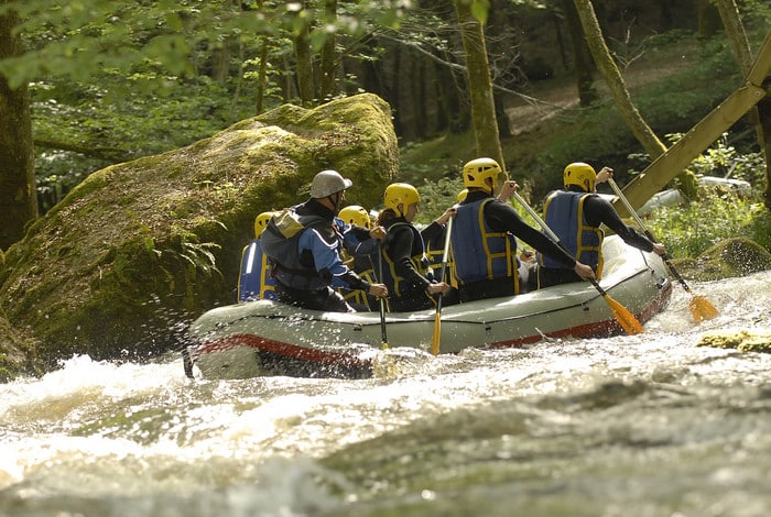 Baptême rafting