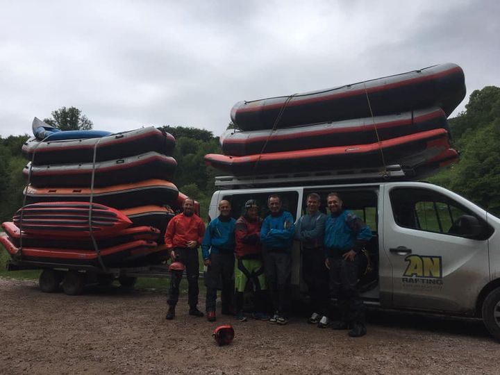 Rafting sur la Dranse entre Thonon et Morzine